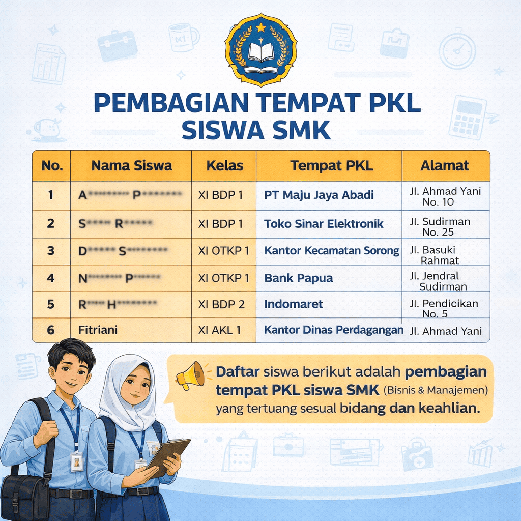 Pembagian Tempat PKL